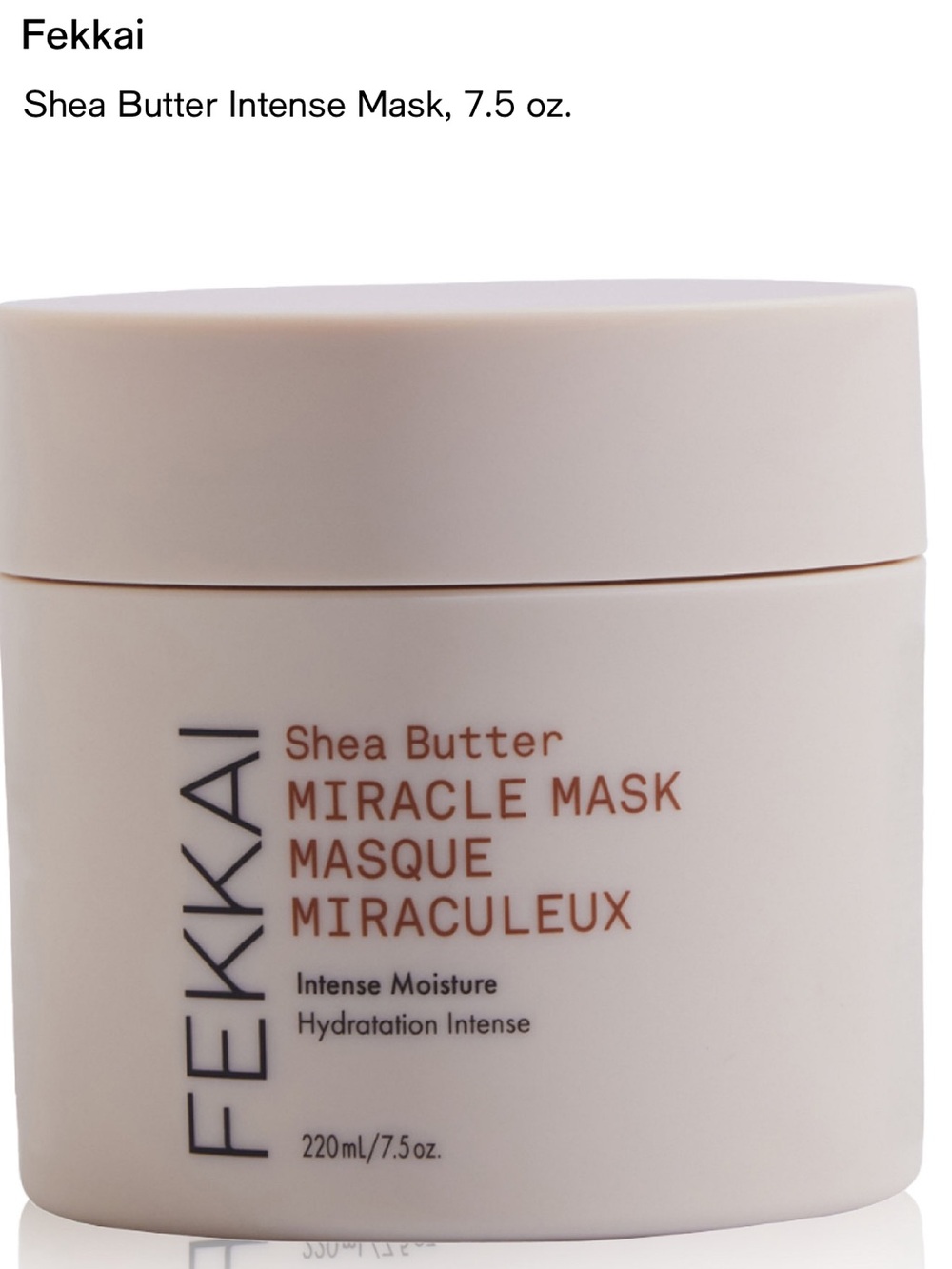 Fekkai Shea Butter Intense Mask, 7.5 oz.
